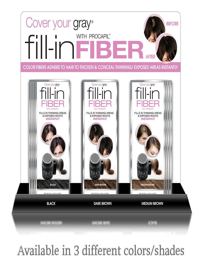 Cover Your Gray Fill-In Fiber - Medium Brown (Pack of 4) - Image 5